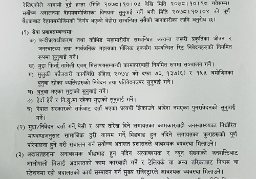 १८ माघसम्म सेवा संकुचन गर्ने सर्वाेच्च फुलकोर्टको निर्णय