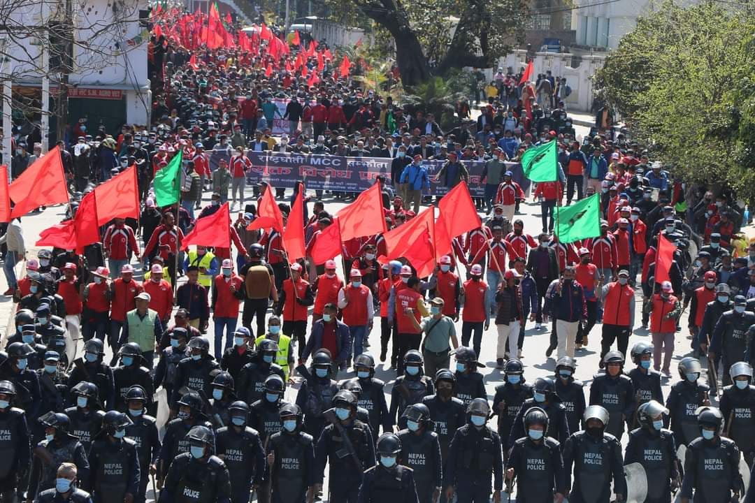 एमसीसी २१औँ शताब्दीको उपनिवेश हो : विप्लव