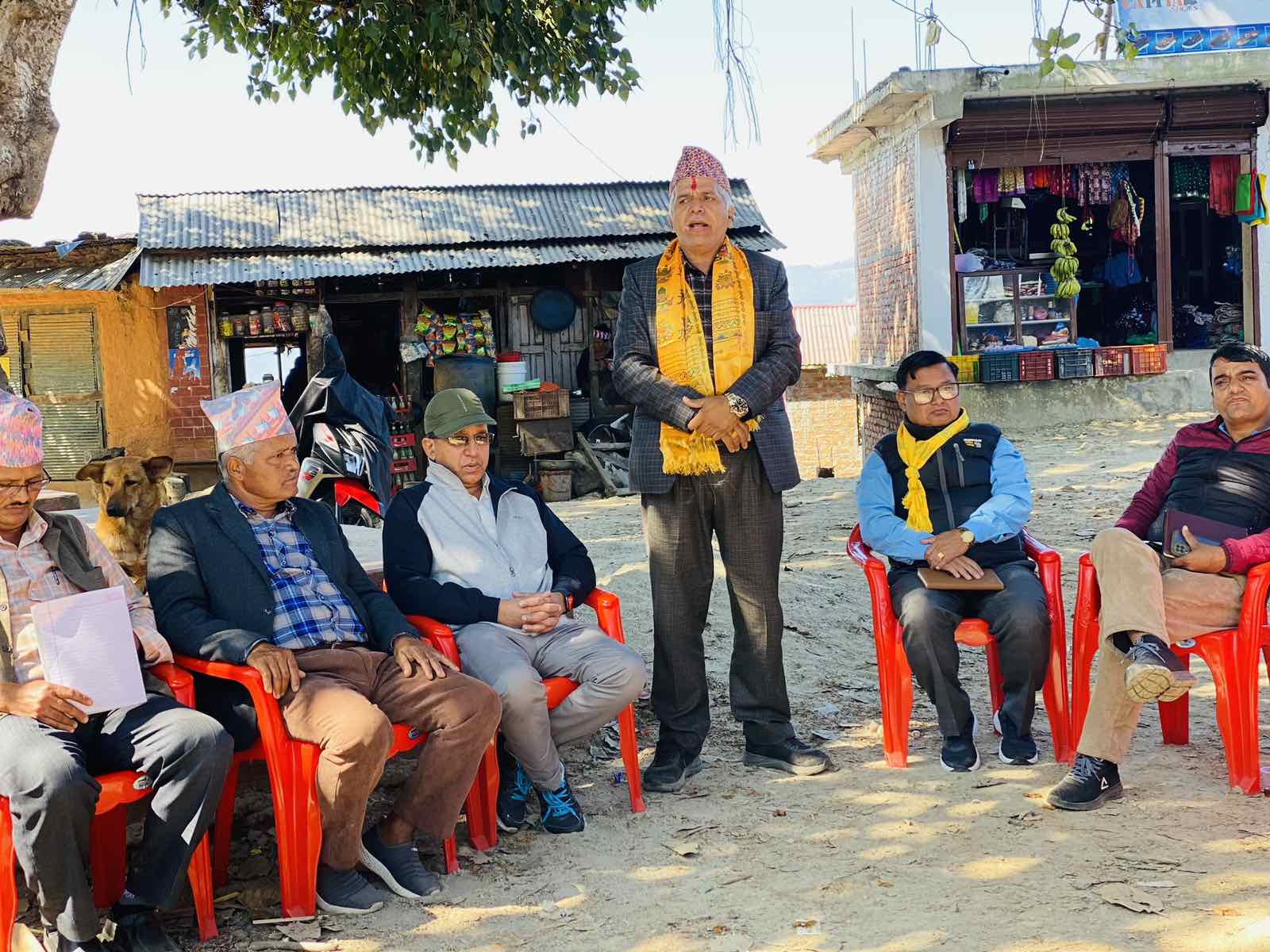 गठबन्धन द्धारा पानधारे काउले सडकलाई १२ महिना चल्ने बनाउने प्रतिवद्धता