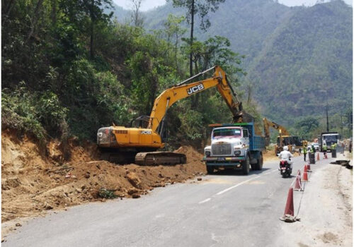 मुग्लिन–मलेखु सडकखण्ड स्तरोन्नति