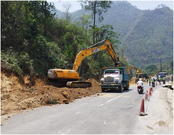 मुग्लिन–मलेखु सडकखण्ड स्तरोन्नति